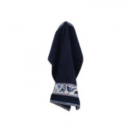Handdoek - Vogels - Donker Blauw